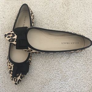 Ellen Tracy Leopard Print Flats